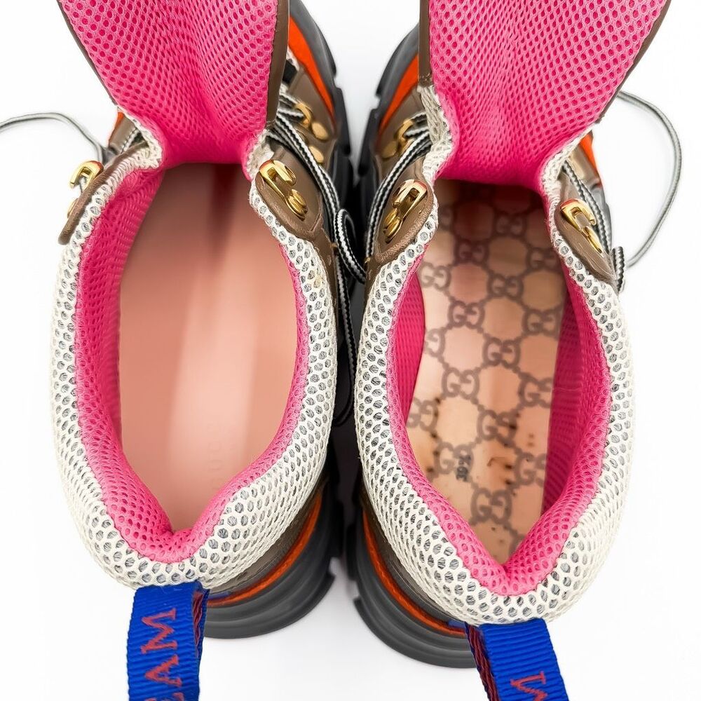 Gucci Boots Flashtrek Chunky Sole Sega Sneakers Size 39.5, 9.5 - Picture 12 of 14